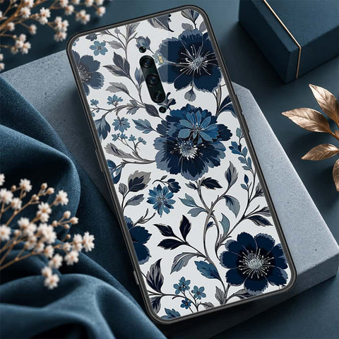 Oppo Reno 2Z Cover - ONation Botanical Bloom Series - HQ Ultra Shine Premium Infinity Glass Soft Silicon Borders Case