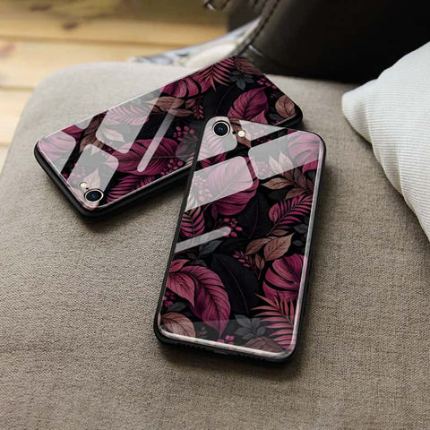 Samsung Galaxy A55 Cover - ONation Botanical Bloom Series - HQ Ultra Shine Premium Infinity Glass Soft Silicon Borders Case