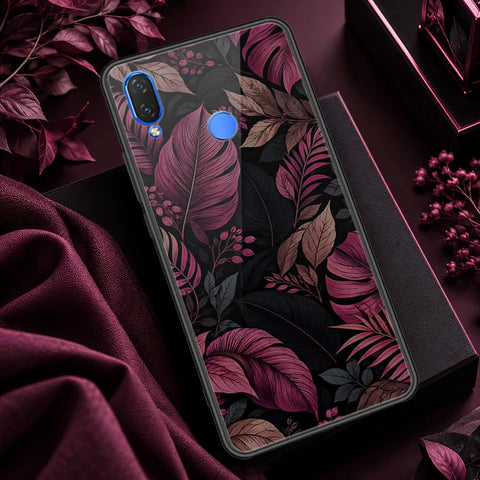Huawei Y7 Prime 2019 / Y7 2019 / Y7 Pro 2019 Cover - ONation Botanical Bloom Series - HQ Ultra Shine Premium Infinity Glass Soft Silicon Borders Case