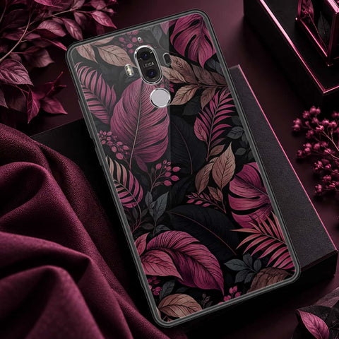 Huawei Mate 9 Cover - ONation Botanical Bloom Series - HQ Ultra Shine Premium Infinity Glass Soft Silicon Borders Case