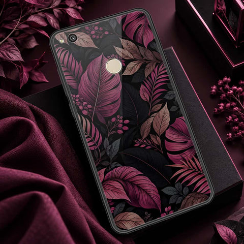 Huawei Honor 8 Lite Cover - ONation Botanical Bloom Series - HQ Ultra Shine Premium Infinity Glass Soft Silicon Borders Case