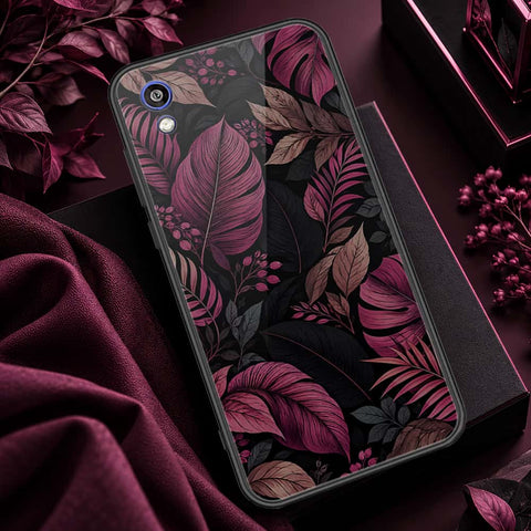 Huawei Honor 8S Cover - ONation Botanical Bloom Series - HQ Ultra Shine Premium Infinity Glass Soft Silicon Borders Case
