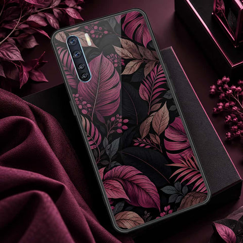 Oppo F15 Cover - ONation Botanical Bloom Series - HQ Premium Shine Durable Shatterproof Case