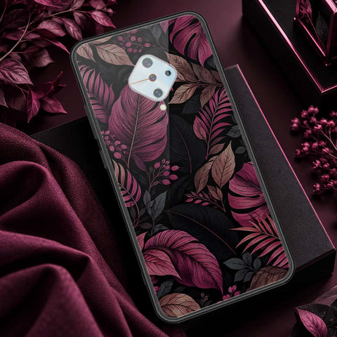 Vivo Y51 (2020 September) Cover - ONation Botanical Bloom Series - HQ Ultra Shine Premium Infinity Glass Soft Silicon Borders Case