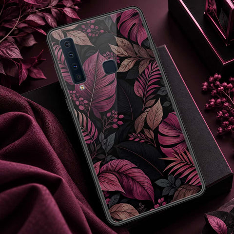 Samsung Galaxy A9 Star Pro Cover - ONation Botanical Bloom Series - HQ Ultra Shine Premium Infinity Glass Soft Silicon Borders Case