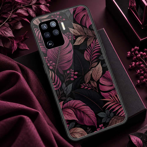Oppo F19 Pro Cover - ONation Botanical Bloom Series - HQ Ultra Shine Premium Infinity Glass Soft Silicon Borders Case