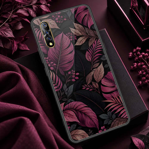 vivo Z5 Cover - ONation Botanical Bloom Series - HQ Ultra Shine Premium Infinity Glass Soft Silicon Borders Case