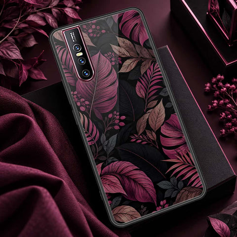 Vivo V15 Pro Cover - ONation Aesthetic Collage Series - HQ Ultra Shine Premium Infinity Glass Soft Silicon Borders Case