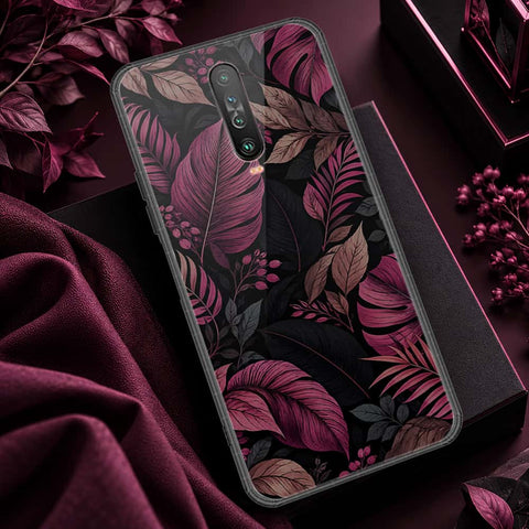 Xiaomi Redmi K30 Cover - ONation Botanical Bloom Series - HQ Ultra Shine Premium Infinity Glass Soft Silicon Borders Case