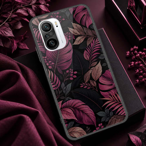 Xiaomi Redmi K40 Cover - ONation Botanical Bloom Series - HQ Ultra Shine Premium Infinity Glass Soft Silicon Borders Case