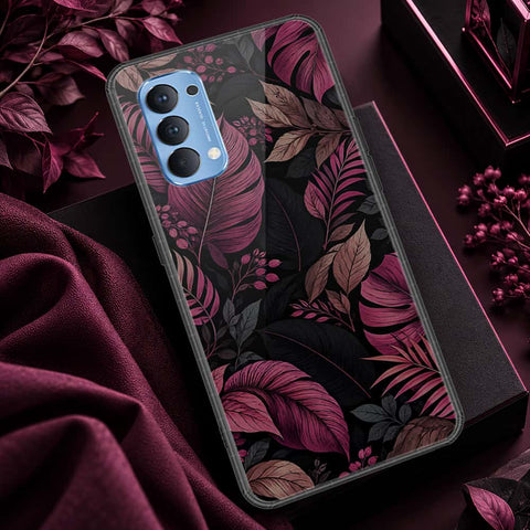 Oppo Reno 4 Cover - ONation Aesthetic Collage Series - HQ Ultra Shine Premium Infinity Glass Soft Silicon Borders Case