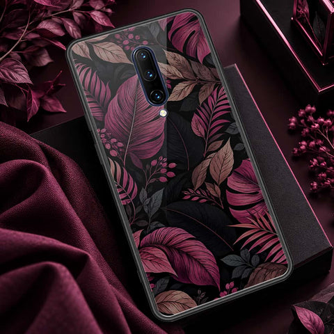 OnePlus 7 Pro Cover - ONation Botanical Bloom Series - HQ Ultra Shine Premium Infinity Glass Soft Silicon Borders Case