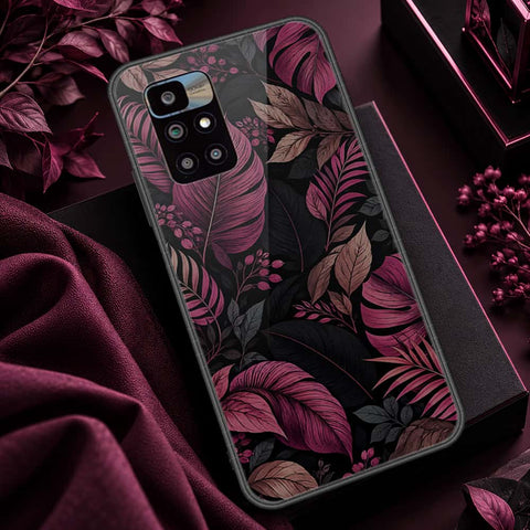 Xiaomi Redmi 10 Prime Cover - ONation Botanical Bloom Series - HQ Ultra Shine Premium Infinity Glass Soft Silicon Borders Case