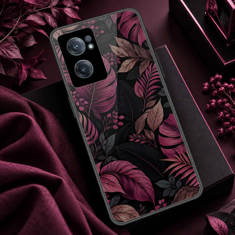 OnePlus Nord CE 2 5G Cover - ONation Botanical Bloom Series - HQ Ultra Shine Premium Infinity Glass Soft Silicon Borders Case