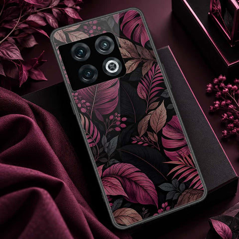 OnePlus 10 Pro Cover - ONation Botanical Bloom Series - HQ Ultra Shine Premium Infinity Glass Soft Silicon Borders Case