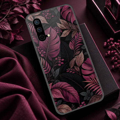 OnePlus Nord CE 5G Cover - ONation Botanical Bloom Series - HQ Ultra Shine Premium Infinity Glass Soft Silicon Borders Case