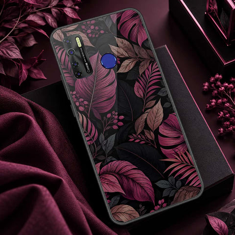 Tecno Spark 5 Pro Cover - ONation Botanical Bloom Series - HQ Ultra Shine Premium Infinity Glass Soft Silicon Borders Case