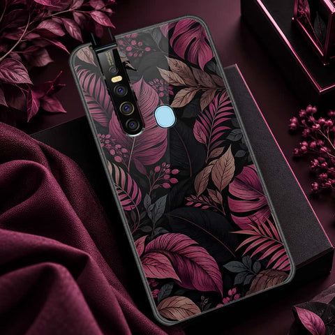 Tecno Camon 15 Pro Cover - ONation Botanical Bloom Series - HQ Ultra Shine Premium Infinity Glass Soft Silicon Borders Case