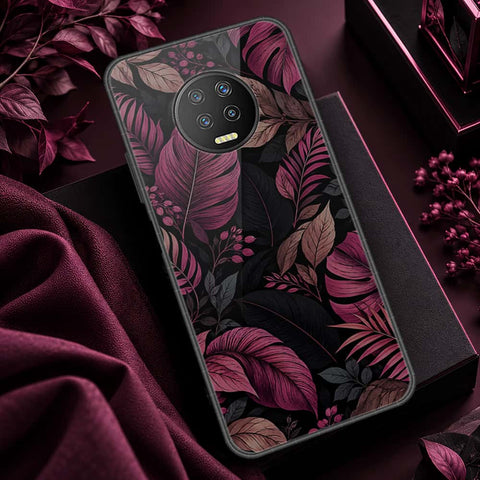 Infinix Note 7 Cover - ONation Aesthetic Collage Series - HQ Ultra Shine Premium Infinity Glass Soft Silicon Borders Case