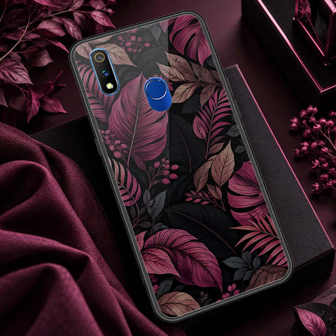 Realme 3 Pro Cover - ONation Botanical Bloom Series - HQ Ultra Shine Premium Infinity Glass Soft Silicon Borders Case