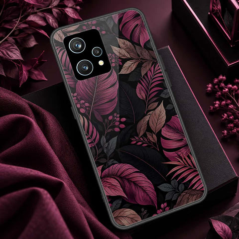 Realme 9 Pro Plus  Cover - ONation Botanical Bloom Series - HQ Ultra Shine Premium Infinity Glass Soft Silicon Borders Case