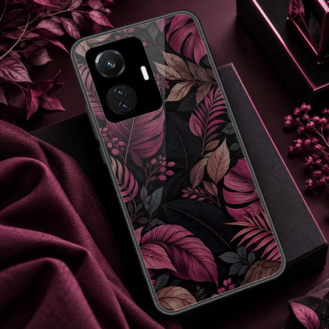 Vivo Y55 4G Cover - ONation Botanical Bloom Series - HQ Ultra Shine Premium Infinity Glass Soft Silicon Borders Case