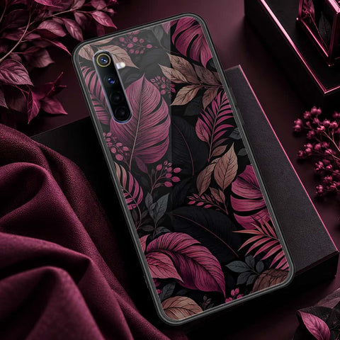 Realme 6 Cover - ONation Botanical Bloom Series - HQ Ultra Shine Premium Infinity Glass Soft Silicon Borders Case