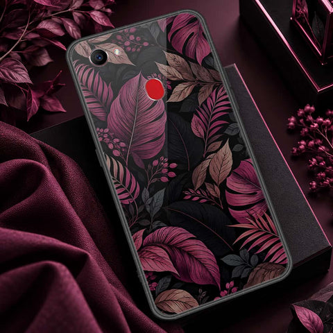 Oppo F7 Cover - ONation Botanical Bloom Series - HQ Ultra Shine Premium Infinity Glass Soft Silicon Borders Case