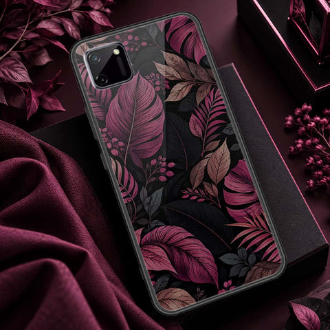 Realme C11 Cover - ONation Botanical Bloom Series - HQ Ultra Shine Premium Infinity Glass Soft Silicon Borders Case