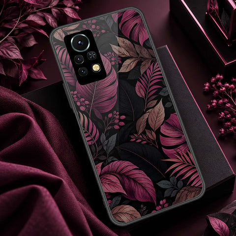Infinix Note 11s Cover - ONation Botanical Bloom Series - HQ Ultra Shine Premium Infinity Glass Soft Silicon Borders Case
