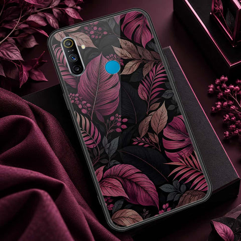 Realme 5i Cover - ONation Botanical Bloom Series - HQ Ultra Shine Premium Infinity Glass Soft Silicon Borders Case