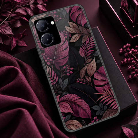 Realme C33 Cover - ONation Botanical Bloom Series - HQ Ultra Shine Premium Infinity Glass Soft Silicon Borders Case