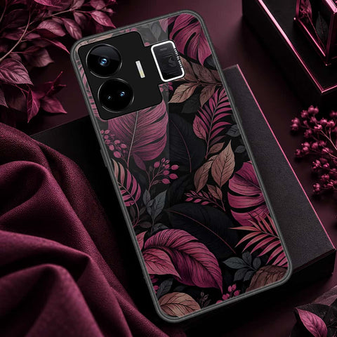 Realme GT Neo 5 Cover - ONation Botanical Bloom Series - HQ Ultra Shine Premium Infinity Glass Soft Silicon Borders Case