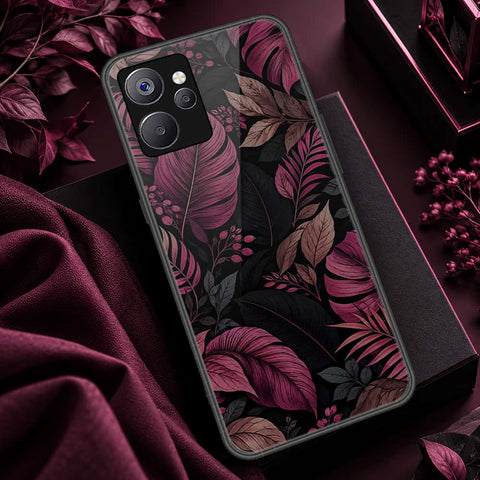 Realme 9i 5G Cover - ONation Botanical Bloom Series - HQ Ultra Shine Premium Infinity Glass Soft Silicon Borders Case
