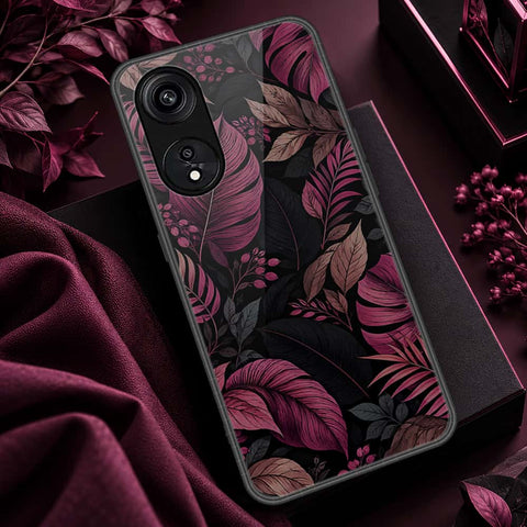 Oppo Reno 8T 5G Cover - ONation Botanical Bloom Series - HQ Ultra Shine Premium Infinity Glass Soft Silicon Borders Case