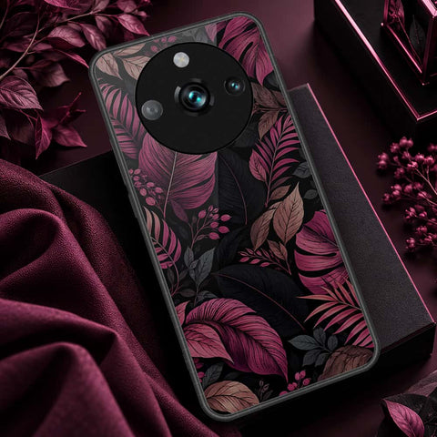 Realme 11 Pro Plus Cover - ONation Botanical Bloom Series - HQ Ultra Shine Premium Infinity Glass Soft Silicon Borders Case