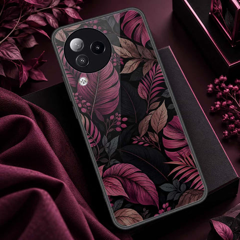 Xiaomi Civi 3 Cover - ONation Botanical Bloom Series - HQ Ultra Shine Premium Infinity Glass Soft Silicon Borders Case