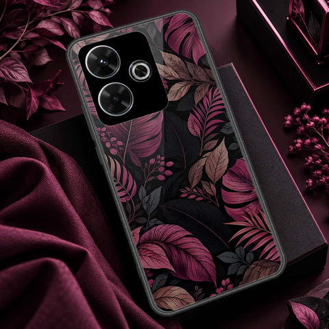 Xiaomi Poco M6 4G Cover - ONation Botanical Bloom Series - HQ Ultra Shine Premium Infinity Glass Soft Silicon Borders Case