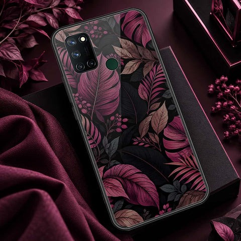 Realme 7i Cover - ONation Botanical Bloom Series - HQ Ultra Shine Premium Infinity Glass Soft Silicon Borders Case