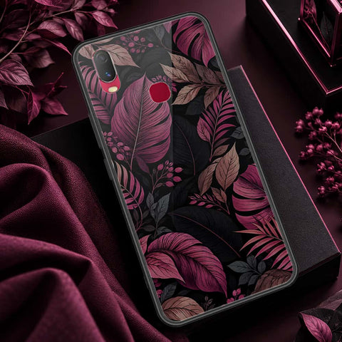 Vivo Y11 2019 Cover - ONation Botanical Bloom Series - HQ Ultra Shine Premium Infinity Glass Soft Silicon Borders Case