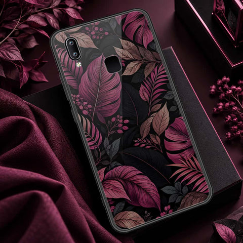 Vivo V9 Youth Cover - ONation Botanical Bloom Series - HQ Ultra Shine Premium Infinity Glass Soft Silicon Borders Case