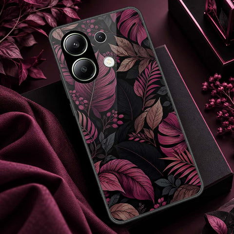 Xiaomi Redmi Note 14S Cover - ONation Botanical Bloom Series - HQ Ultra Shine Premium Infinity Glass Soft Silicon Borders Case