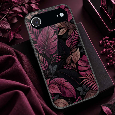 iPhone 18 Air - ONation Botanical Bloom Series - HQ Ultra Shine Premium Infinity Glass Soft Silicon Borders Case