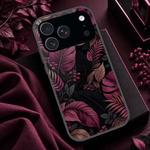 iPhone 17 Pro - ONation Botanical Bloom Series - HQ Ultra Shine Premium Infinity Glass Soft Silicon Borders Case