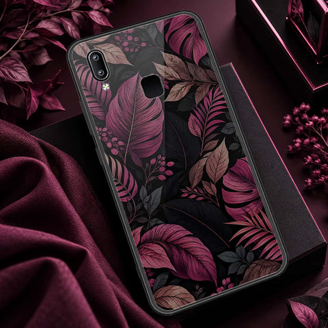 Vivo Y91 Cover - ONation Botanical Bloom Series - HQ Ultra Shine Premium Infinity Glass Soft Silicon Borders Case