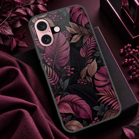 iPhone 16 Plus - ONation Botanical Bloom Series - HQ Ultra Shine Premium Infinity Glass Soft Silicon Borders Case