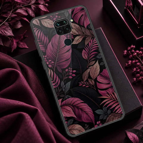 Xiaomi Redmi Note 9 Cover - ONation Botanical Bloom Series - HQ Ultra Shine Premium Infinity Glass Soft Silicon Borders Case