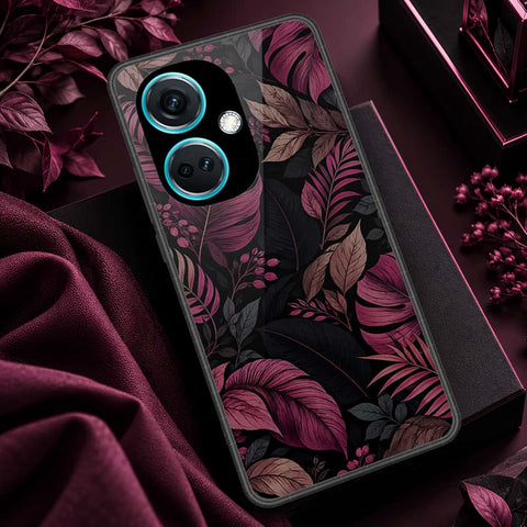 OnePlus Nord N30 Cover - ONation Botanical Bloom Series - HQ Ultra Shine Premium Infinity Glass Soft Silicon Borders Case