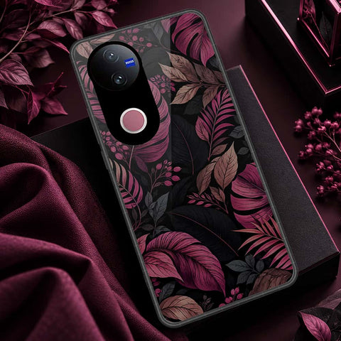 Vivo T4R Cover - ONation Botanical Bloom Series - HQ Ultra Shine Premium Infinity Glass Soft Silicon Borders Case