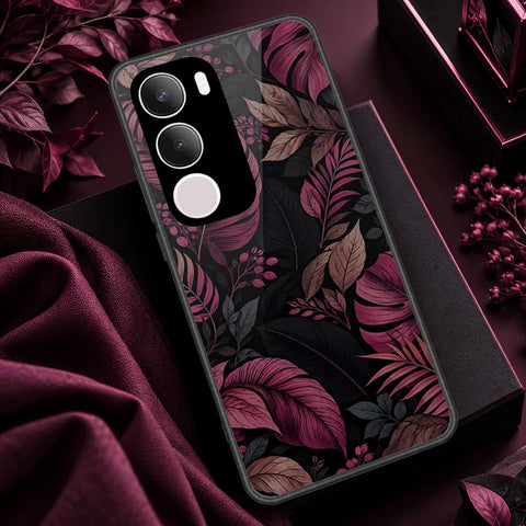 Vivo Y19s Pro Cover - ONation Botanical Bloom Series - HQ Ultra Shine Premium Infinity Glass Soft Silicon Borders Case